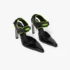 Svarte Raver-pumps i skinn