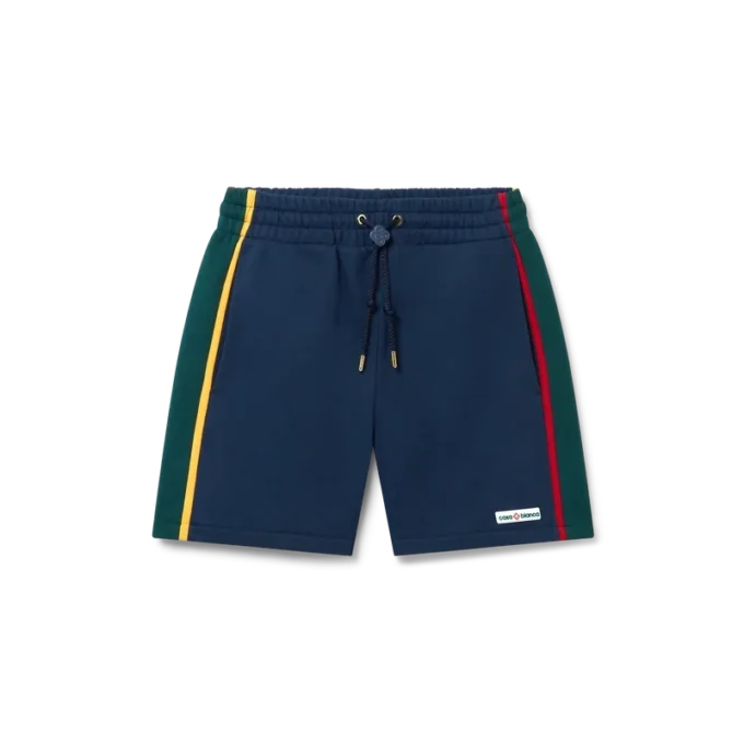 Sweatshorts med fargeblokker