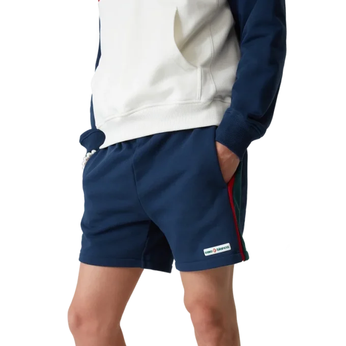 Sweatshorts med fargeblokker