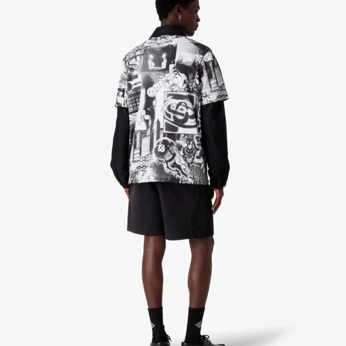 Sweatshorts med flokket Squash-logo