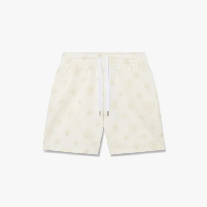 Sweatshorts med off-white monogram-applikasjon