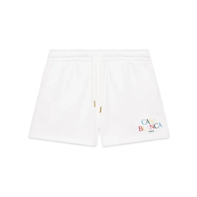 Sweatshorts med stablet logo
