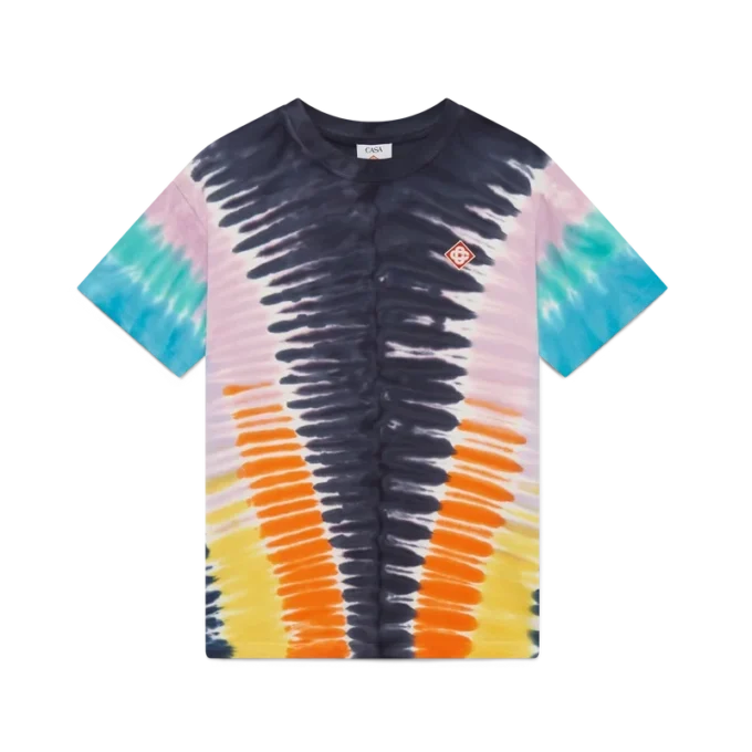 T-skjorte med gradient-batikk