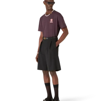 T-skjorte med kort erme og logopatch