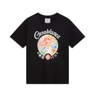 T-skjorte med sopp-emblem