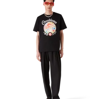 T-skjorte med sopp-emblem