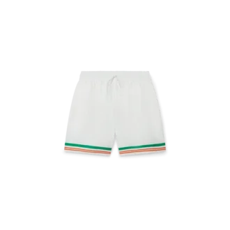 Tennis Club Icon silk shorts