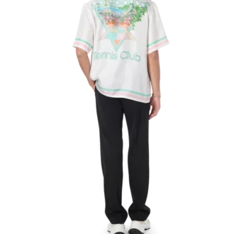 Tennis Club Icon silke-skjorte