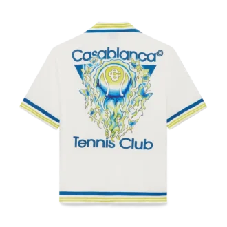 Tennis Club kortærmet silkeskjorte