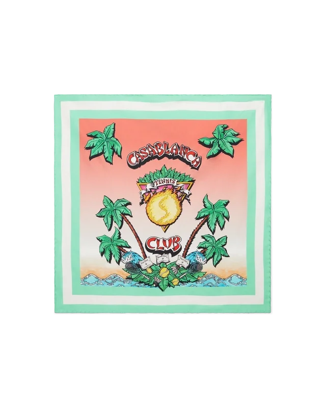 Tennis Club medium silkeskjerf Tennis Club medium silkeskjerf