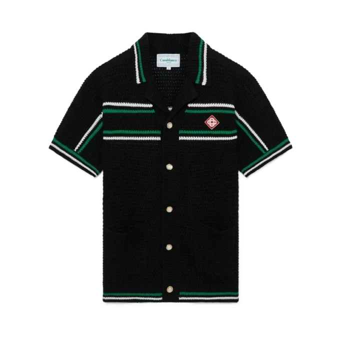 Tennis-heklet skjorte