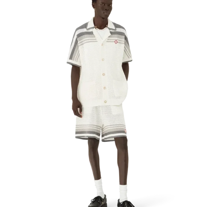 Tennis-heklet skjorte