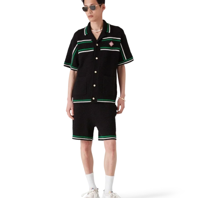 Tennis-heklet skjorte