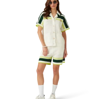 Tennis-häklede Shorts