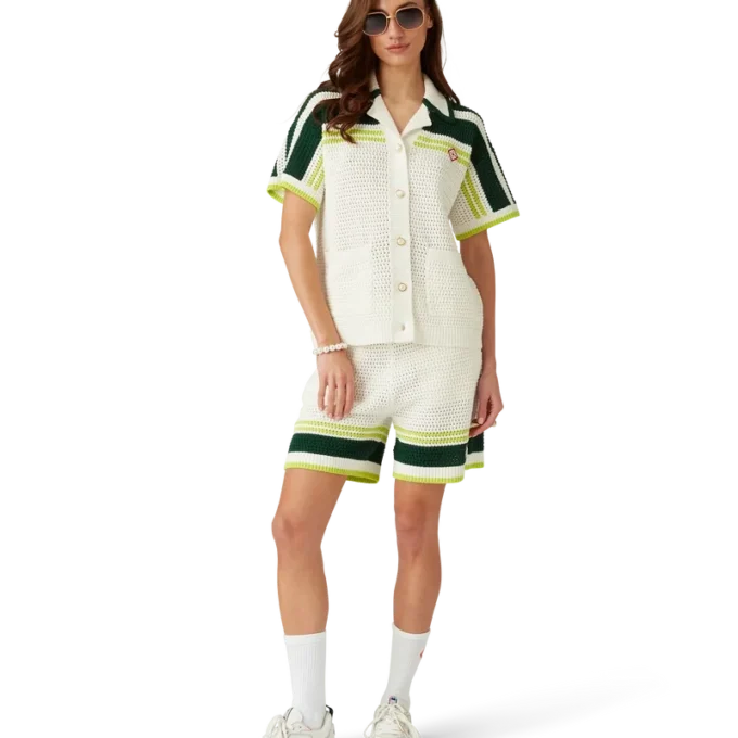 Tennis-häklede Shorts