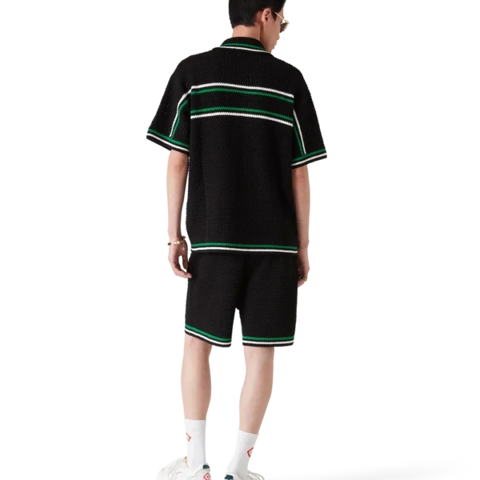 Tennis-heklet skjorte