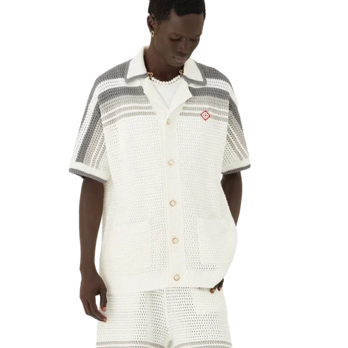 Tennis-heklet skjorte