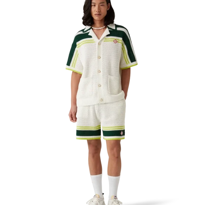 Tennis-häklede Shorts