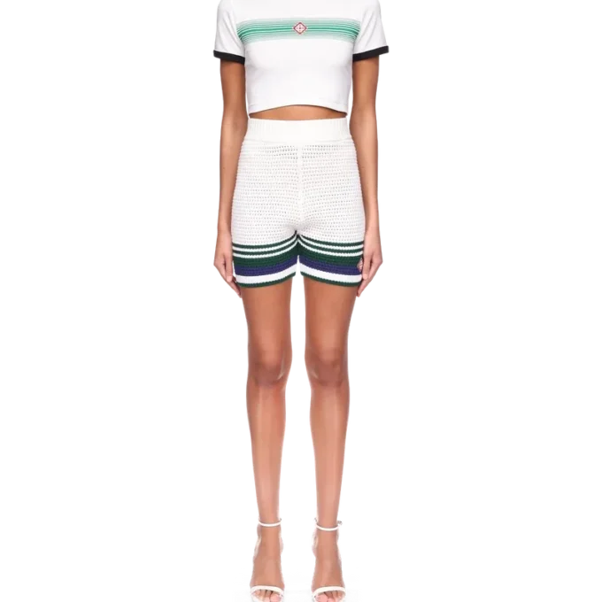 Tennis-häklede Shorts