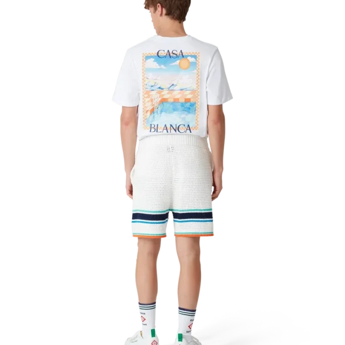 Tennis-häklede Shorts