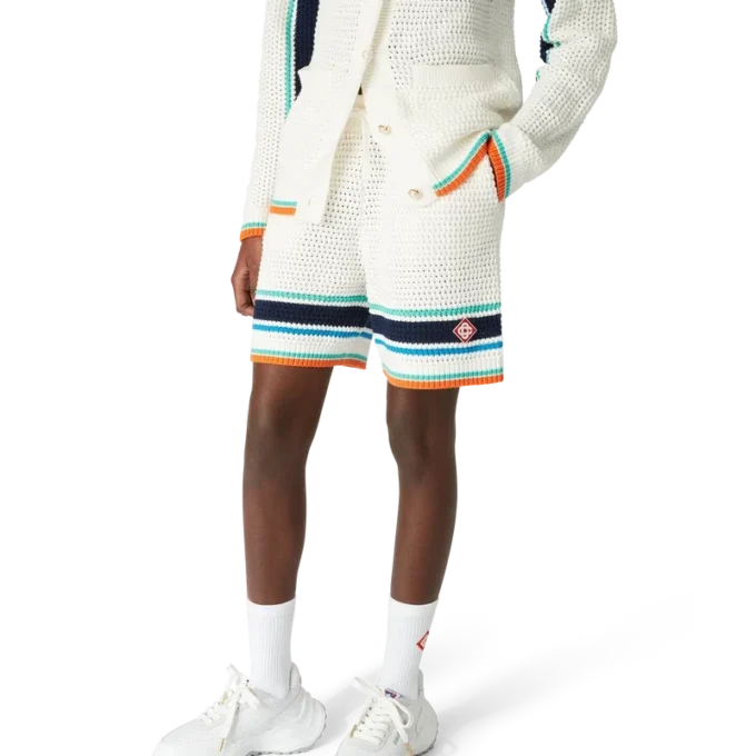 Tennis-häklede Shorts