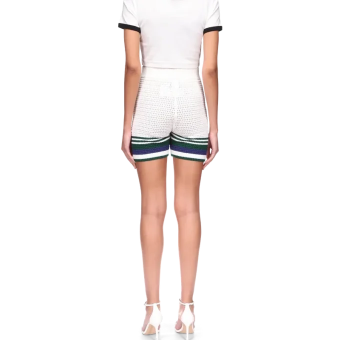 Tennis-häklede Shorts