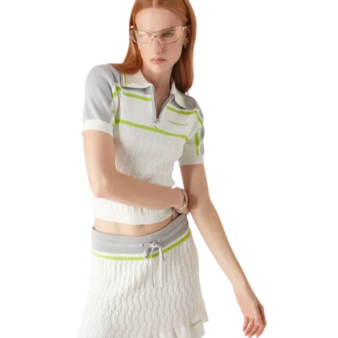 Tennis-pique-skjorte