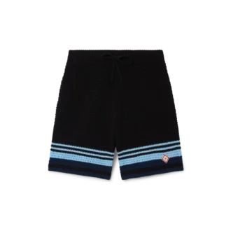 Tennis-shorts i bomullshakket