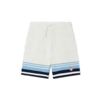 Tennis-shorts i bomullshakket