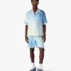 Tennis Tile Silk Shorts