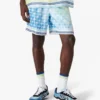 Tennis Tile Silk Shorts