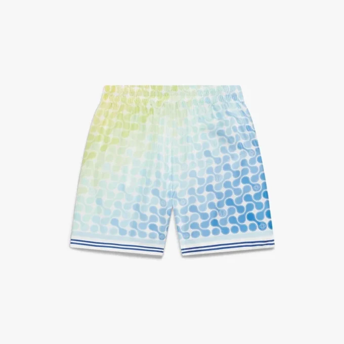 Tennis Tile Silk Shorts