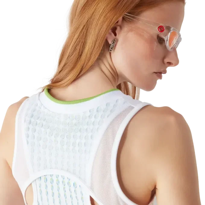 Tennis-trykt racer-kjole