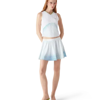 Tennis-trykt racer-top