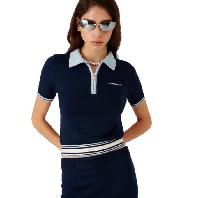 Tennisskjørt i merinostrikk