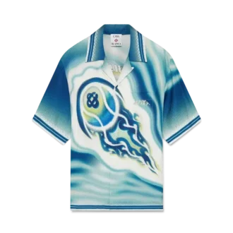 The Art of the Serve kortærmet silkeskjorte