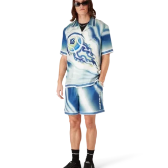 The Art of the Serve kortærmet silkeskjorte