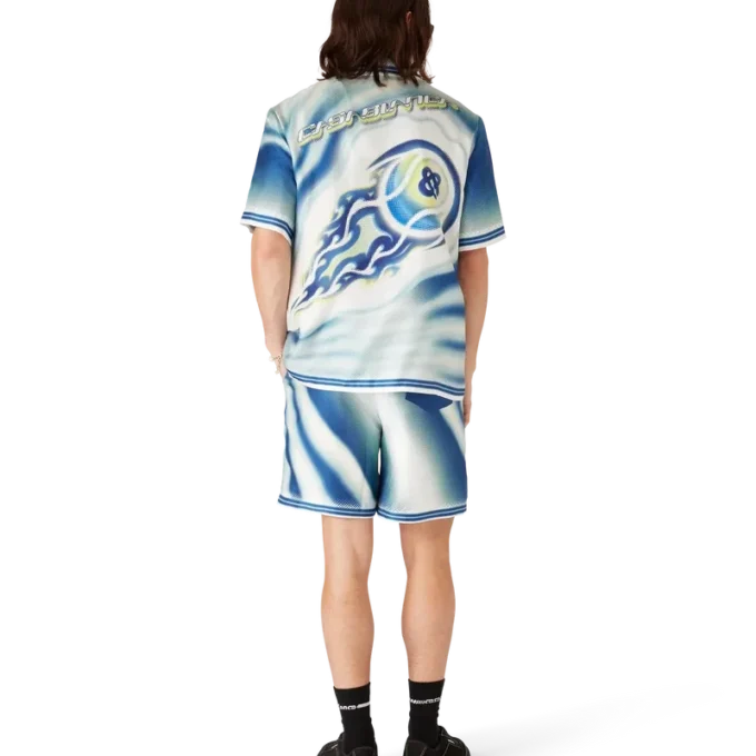 The Art of the Serve kortærmet silkeskjorte