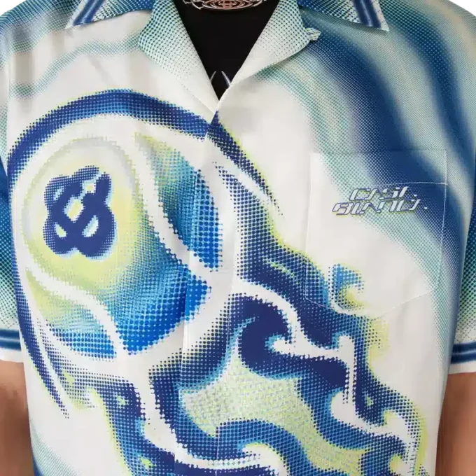 The Art of the Serve kortærmet silkeskjorte