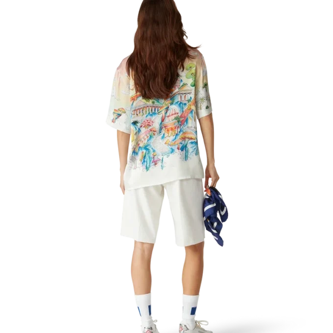 The Road to Knowledge kortærmet silkeskjorte The Road to Knowledge kortærmet silkeskjorte