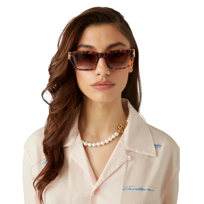 Tortoiseshell the Square Metope solbriller