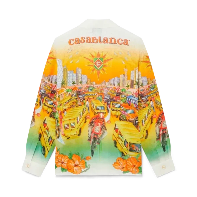 Traffic-linne-skjorte