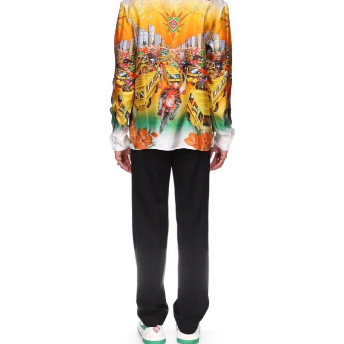 Traffic-linne-skjorte