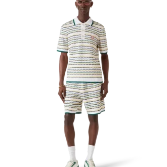 Tuck Stitch kortærmet poloskjorte