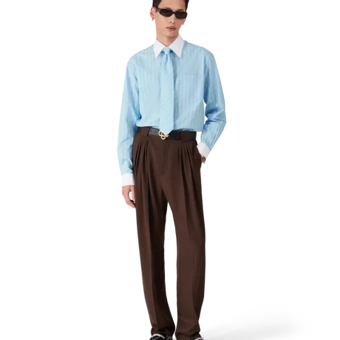 Ullbukser med fem press