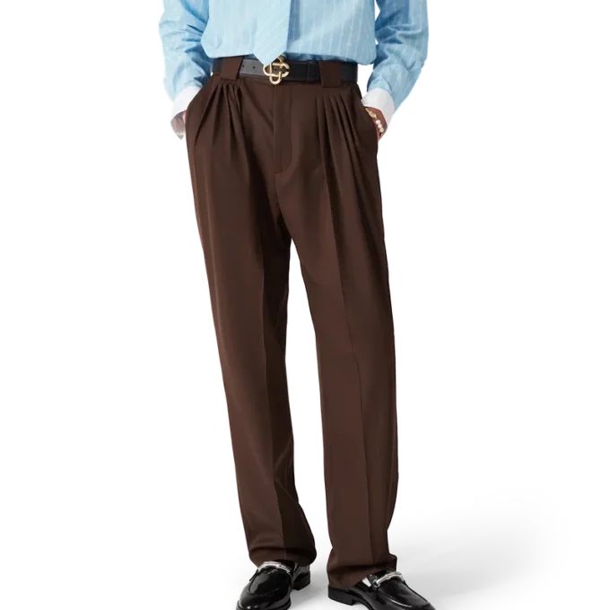 Ullbukser med fem press