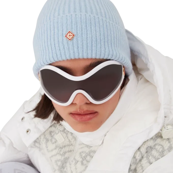 Ulllue med ribbestrikk