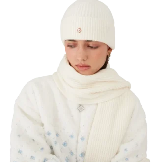 Ulllue med ribbestrikk