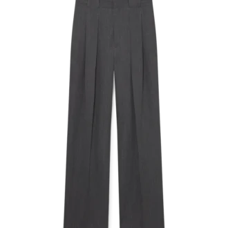 Ullskreddersydde bukser med beltestropper