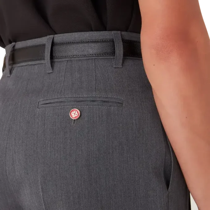 Ullskreddersydde bukser med beltestropper